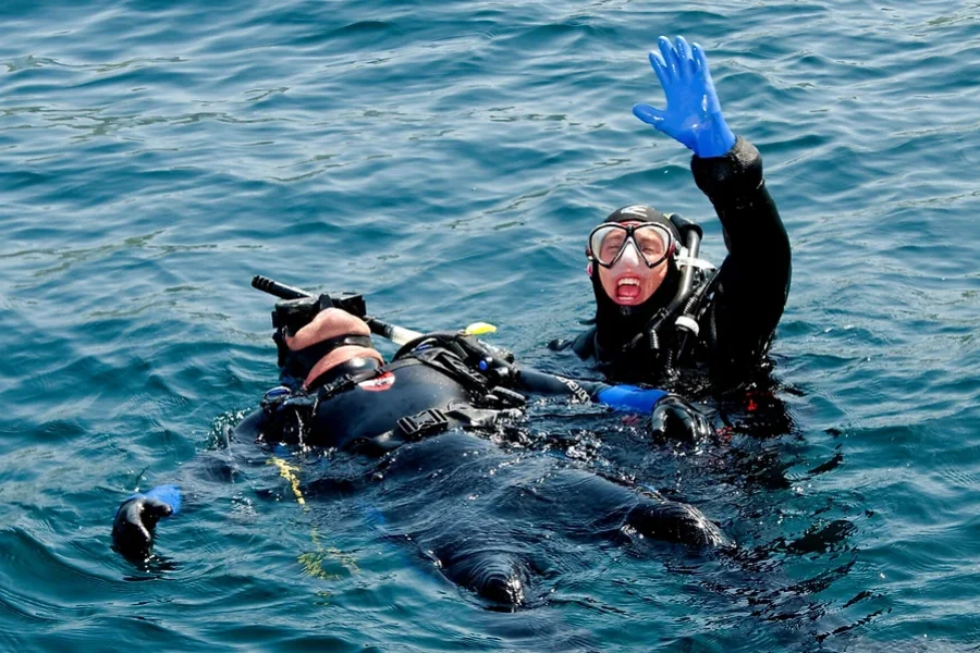 Rescue diver course