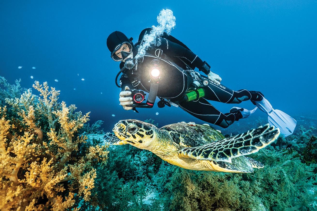 underwater photography lighting