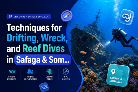 Techniques for Drifting, Wreck, and Reef Dives in Safaga & Soma Bay